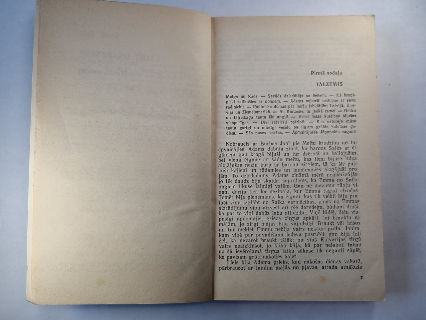 Dzimtène. Romans dzives ainās. Ceturtais sejums. Trešā daïa. Lauki un pilsēta