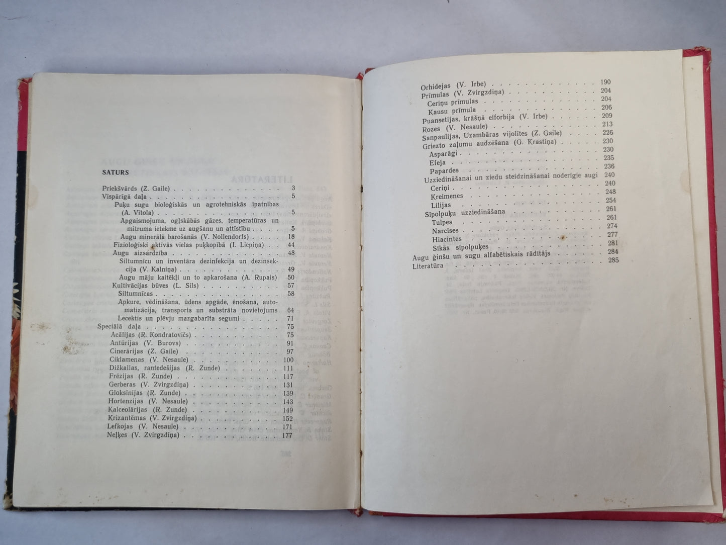 Puķkopība. Trešā daļa