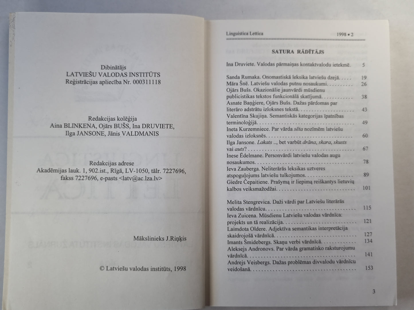 Linguistica LETTICA 2