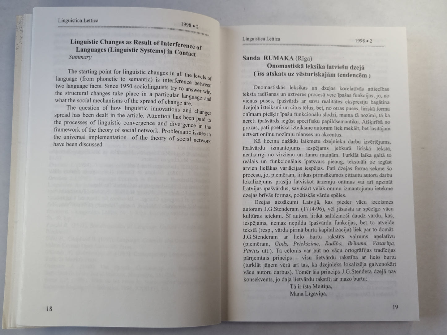 Linguistica LETTICA 2