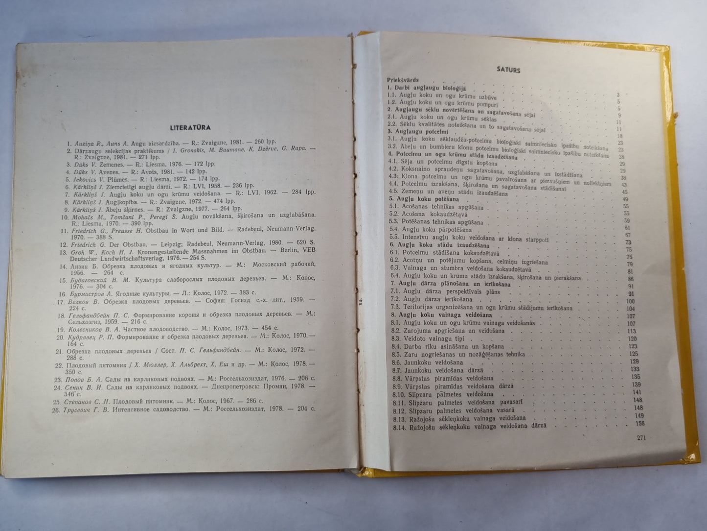 Darbi augļu dārzā