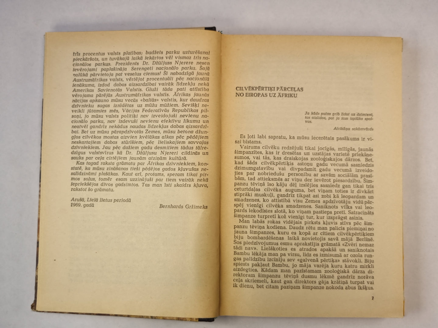 Gržimeks pie Āfrikas zvēriem