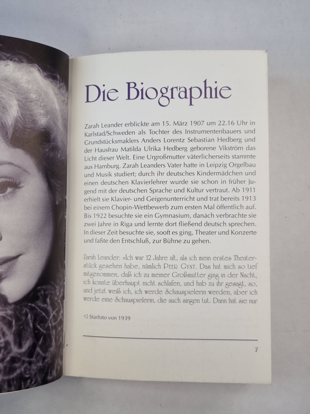 Зара Леандер. Ich bin eine Stimme