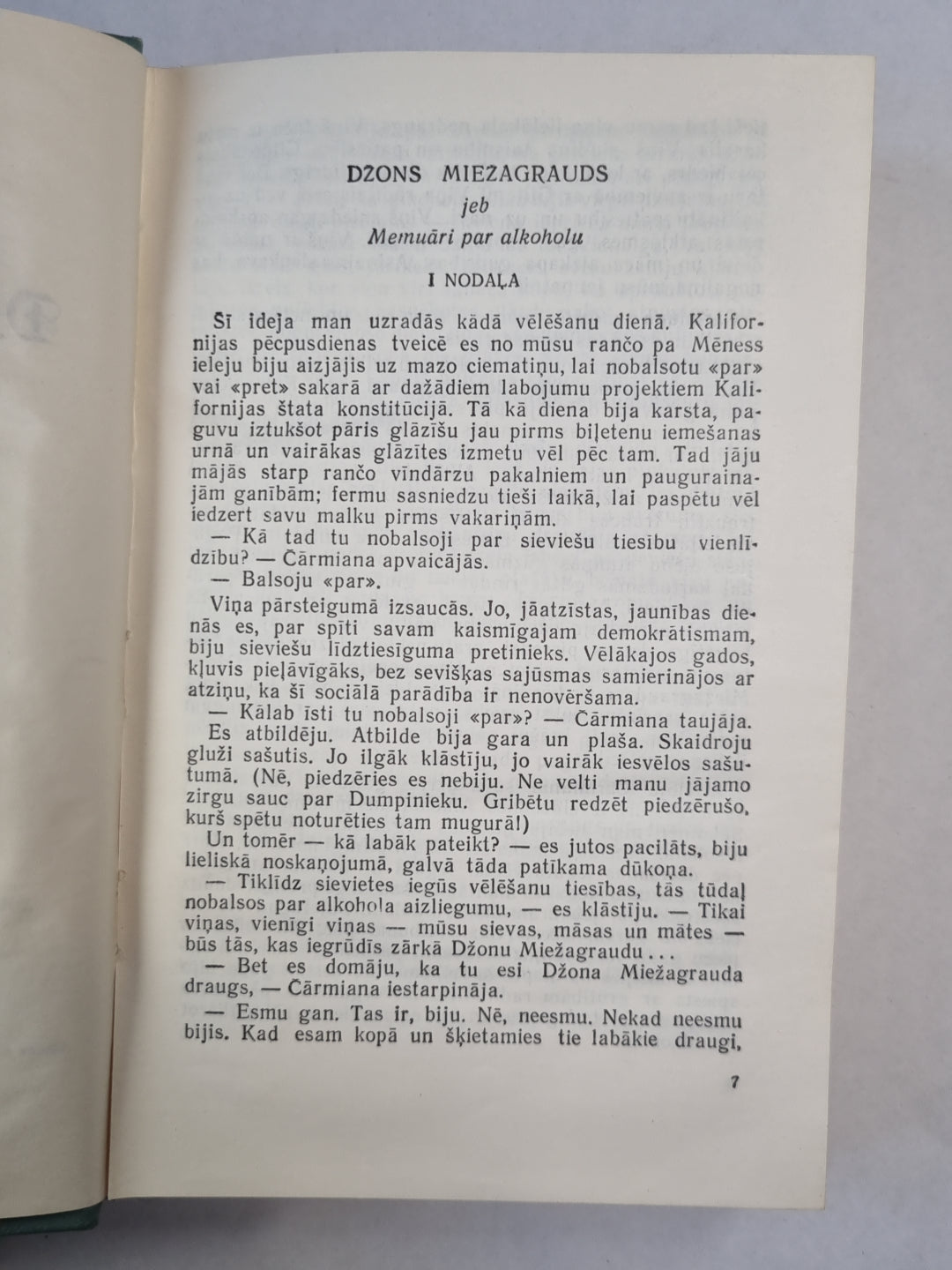 Dž.Londons. Kopoti raksti 10. Džons Miežagrauds. Uz makaloa paklāja
