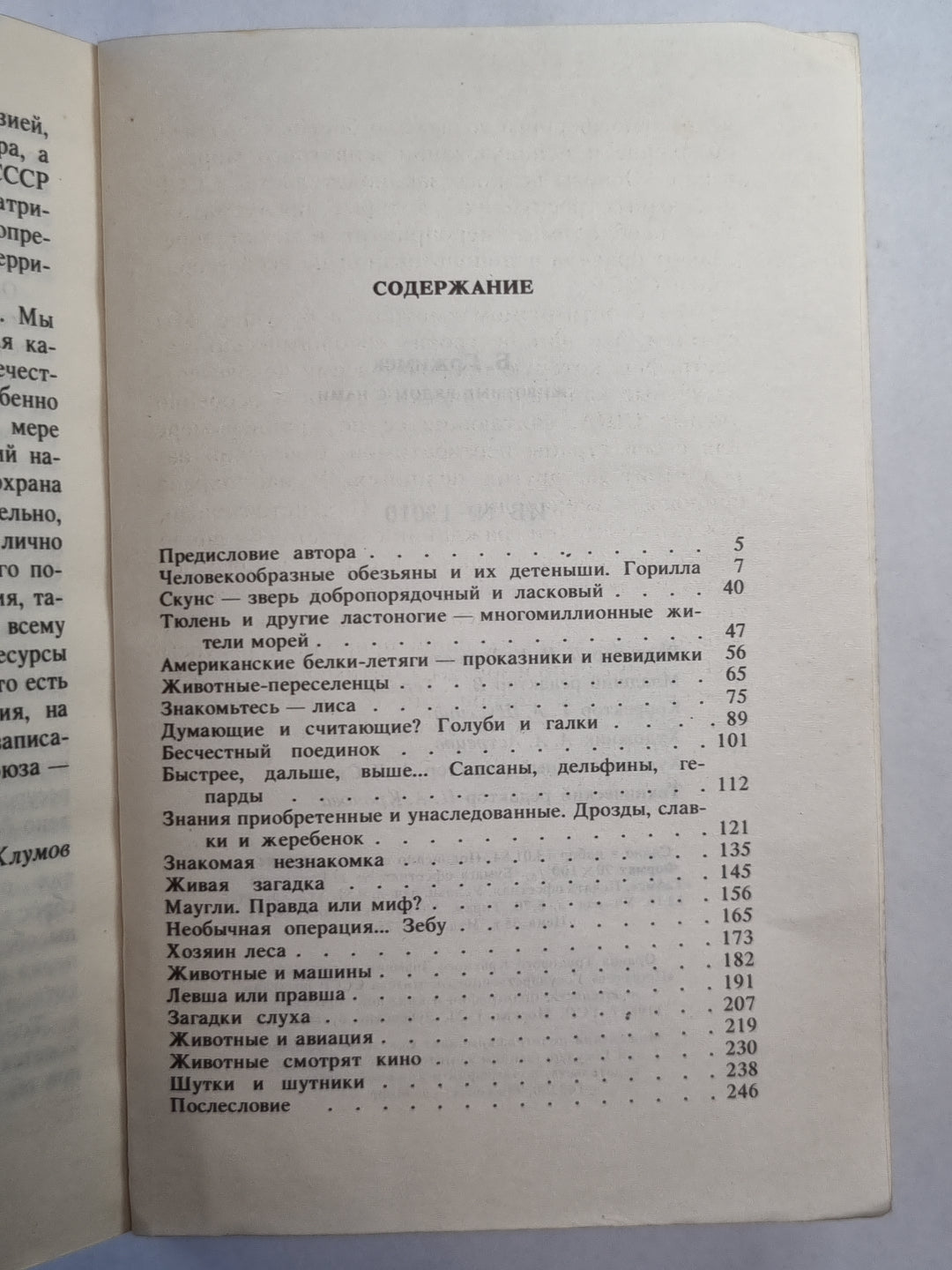 Животные рядом с нами