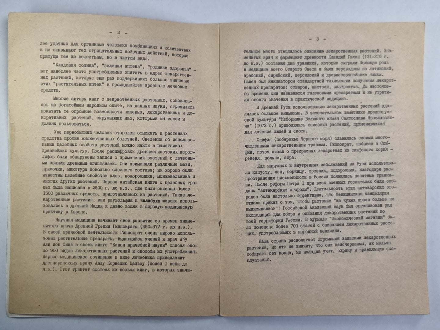 Целебные растения