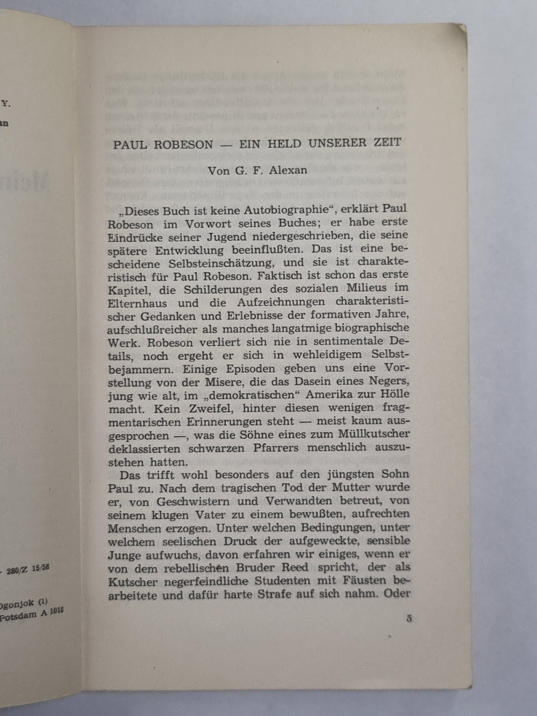 Mein Lied - ma guerre