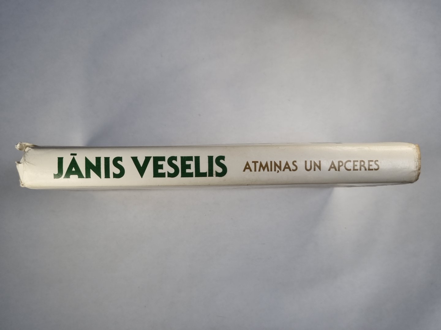 Янис Веселис. Atminas un apceres