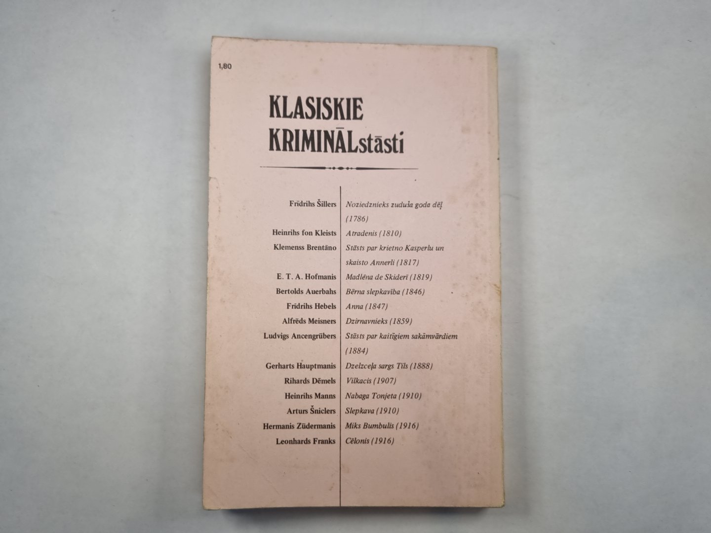 Klasiskie kriminālstāsti