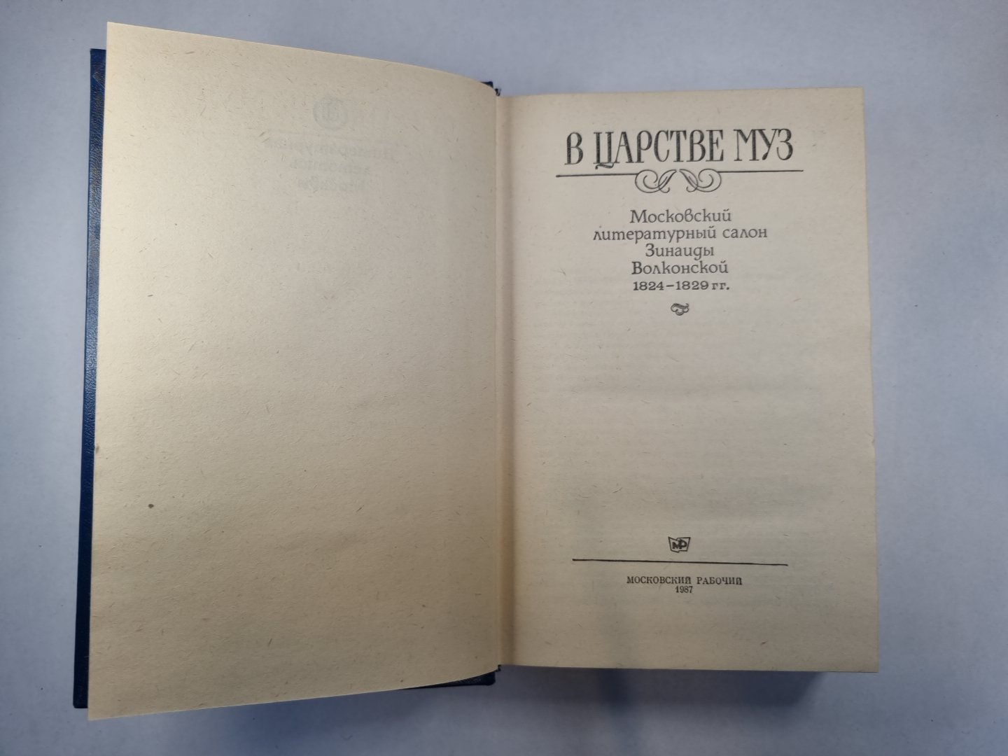В царстве муз: Московский литературный салон Зинаиды Волконской. 1824-1829 гг.