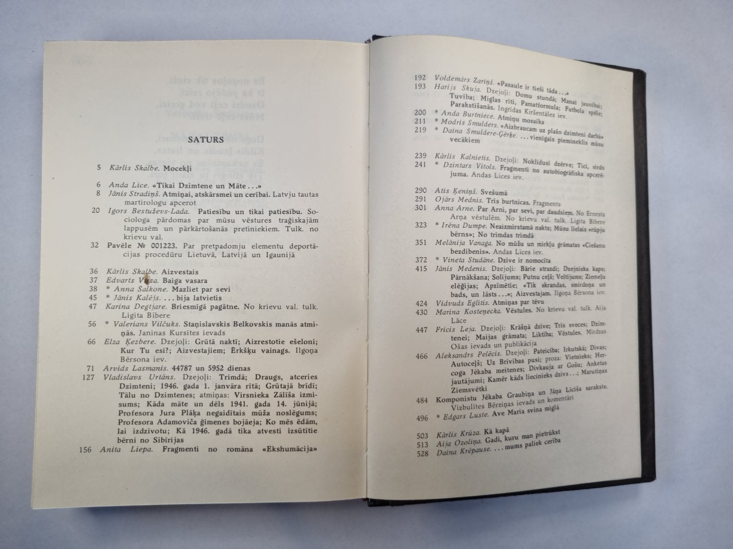 Via dolorosa: Staļinimsa upuruliecibas