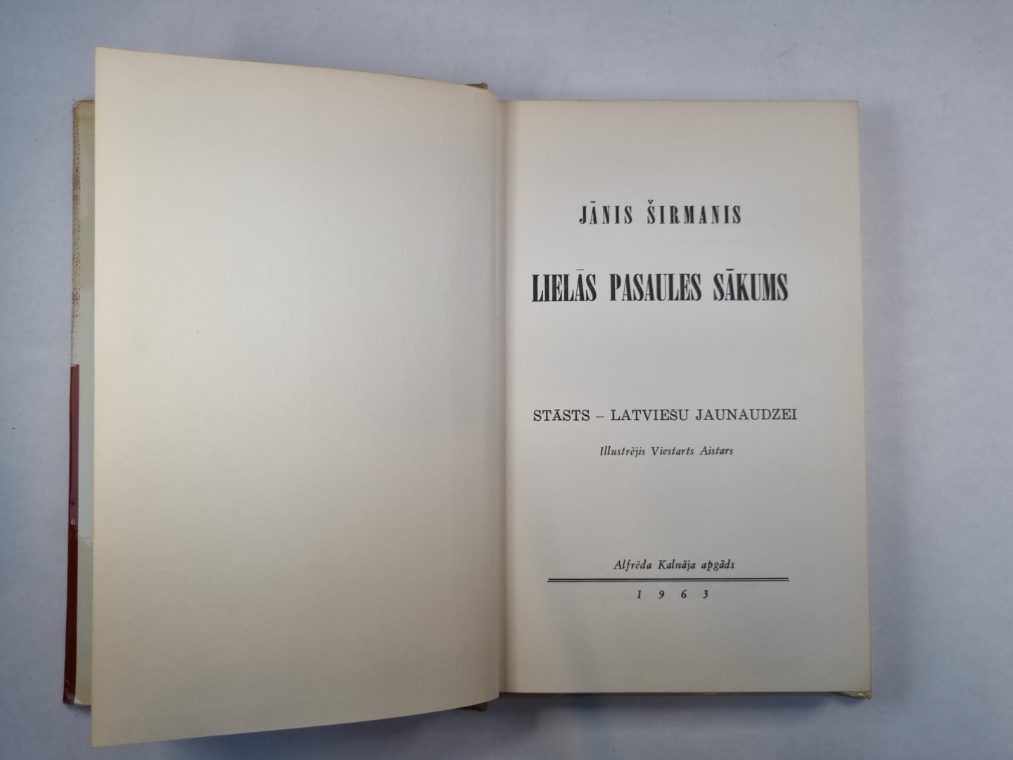 Lielās pasaules sākums