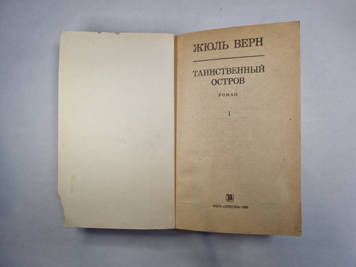 Таинственный остров. Том 1