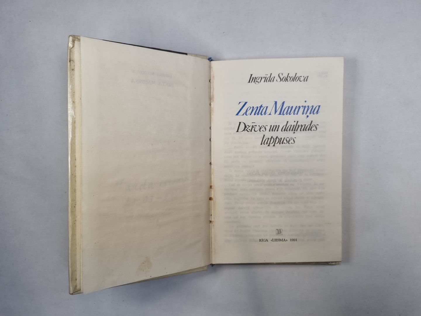 Dzīves un daiļrades lappus