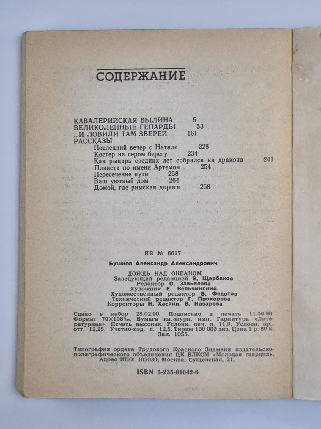 Дождь над океаном. Рассказы