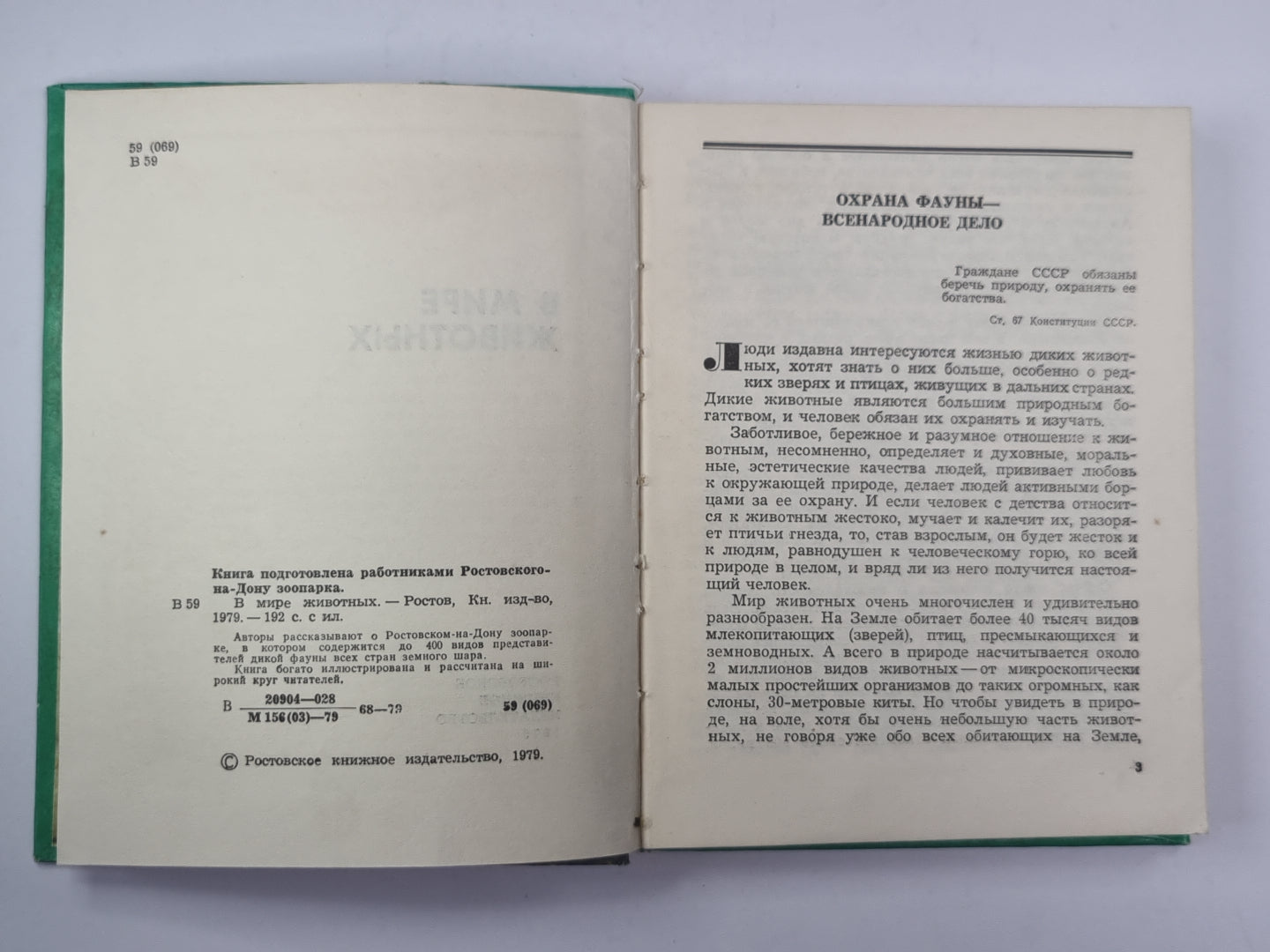 В мире животных