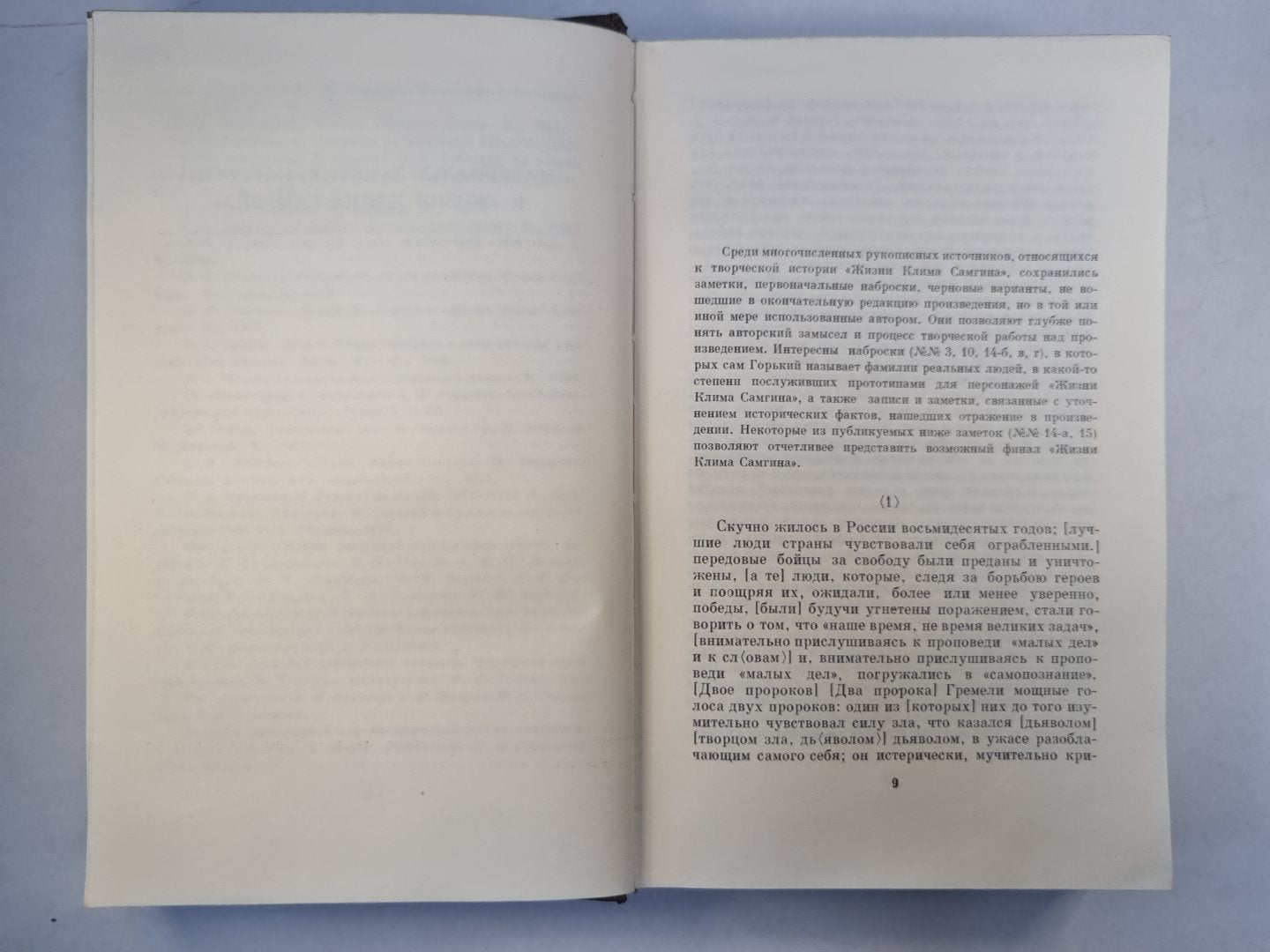 Жизнь Клима Самгина. Заметки, наброски. Полное собрание сочинений М.Горького. Том 25