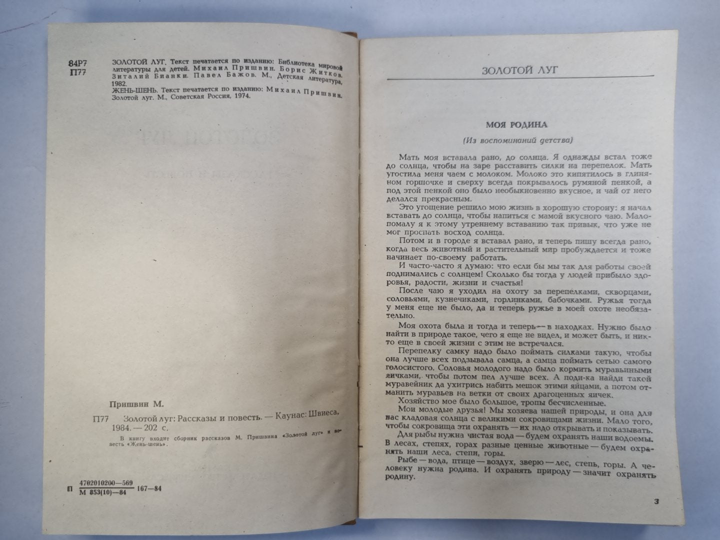 Золотой луг. Рассказы и повести