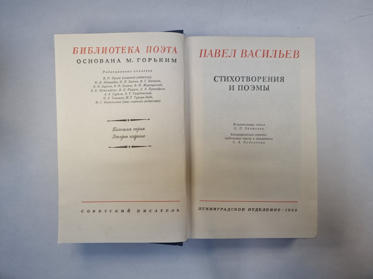 Стихотворения и поэмы (Серия "Библиотека поэта")