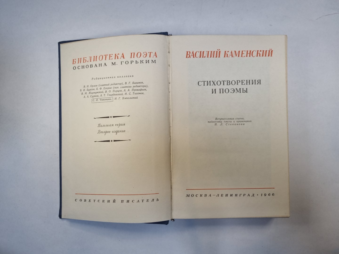 Стихотворения и поэмы (Серия "Библиотека поэта")