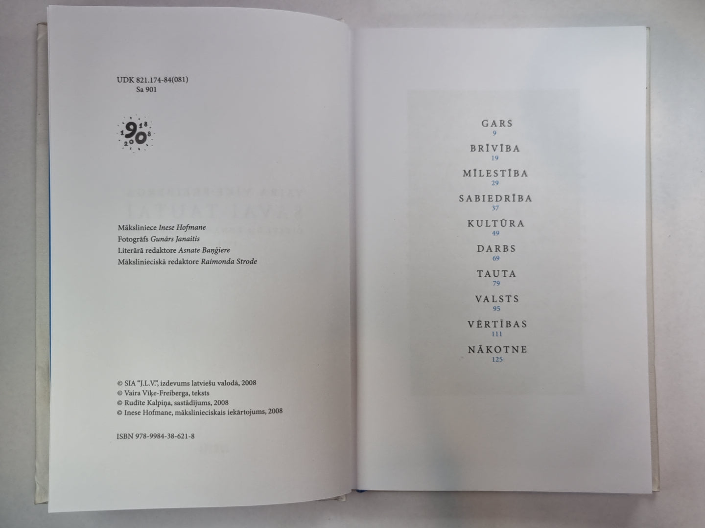 Vaira Vīķe-Freiberga savai tautai citāti no runām un rakstiem 1971-2007
