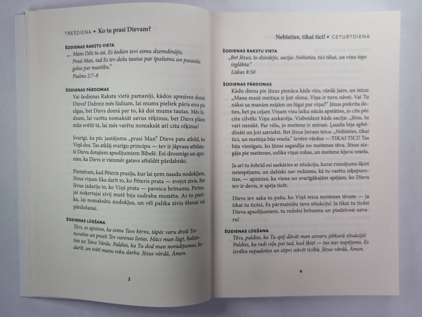 Sinepju graudiņš. Vārds katrai dienai