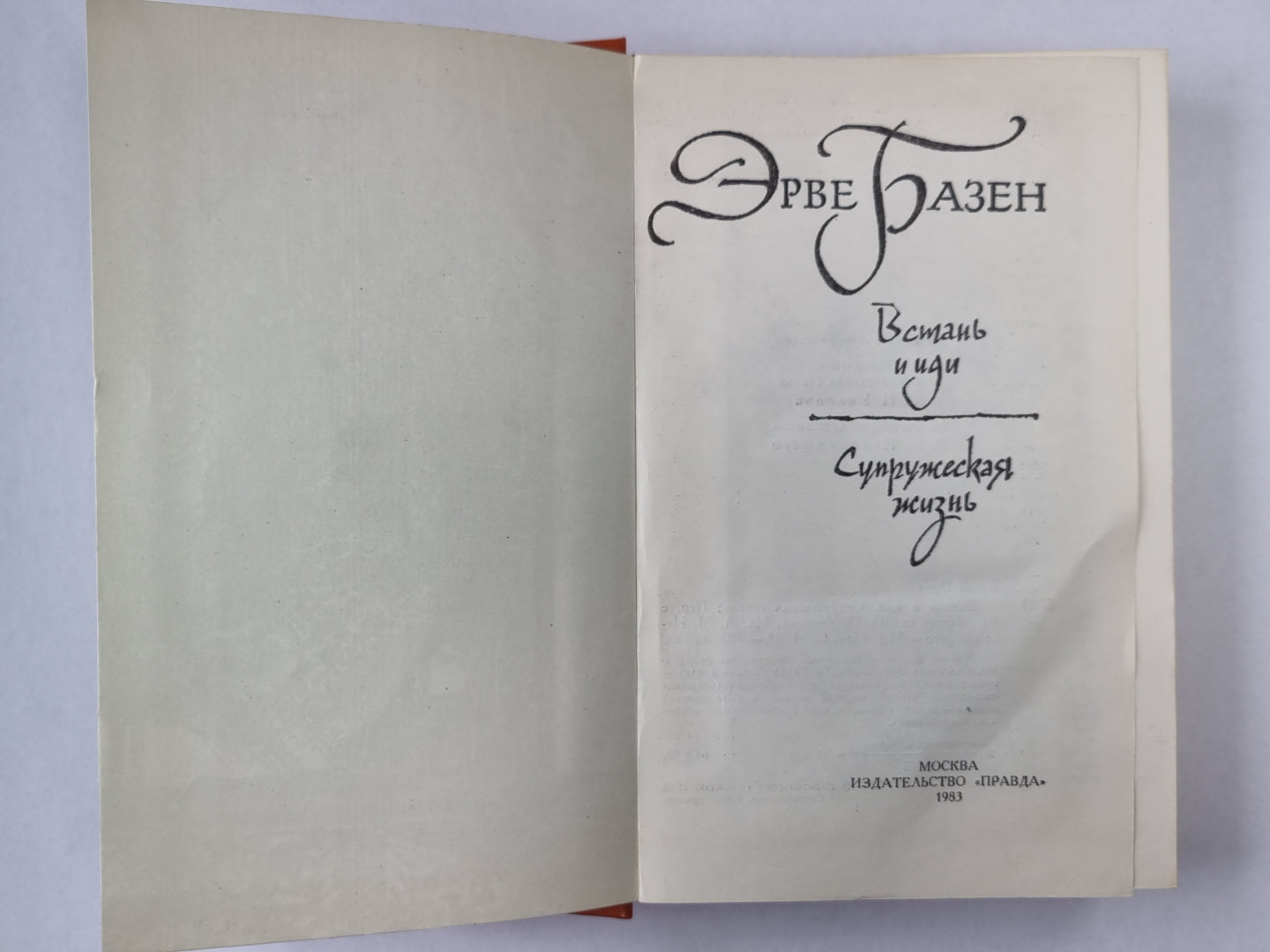 Встань и иди. Супружеская жизнь