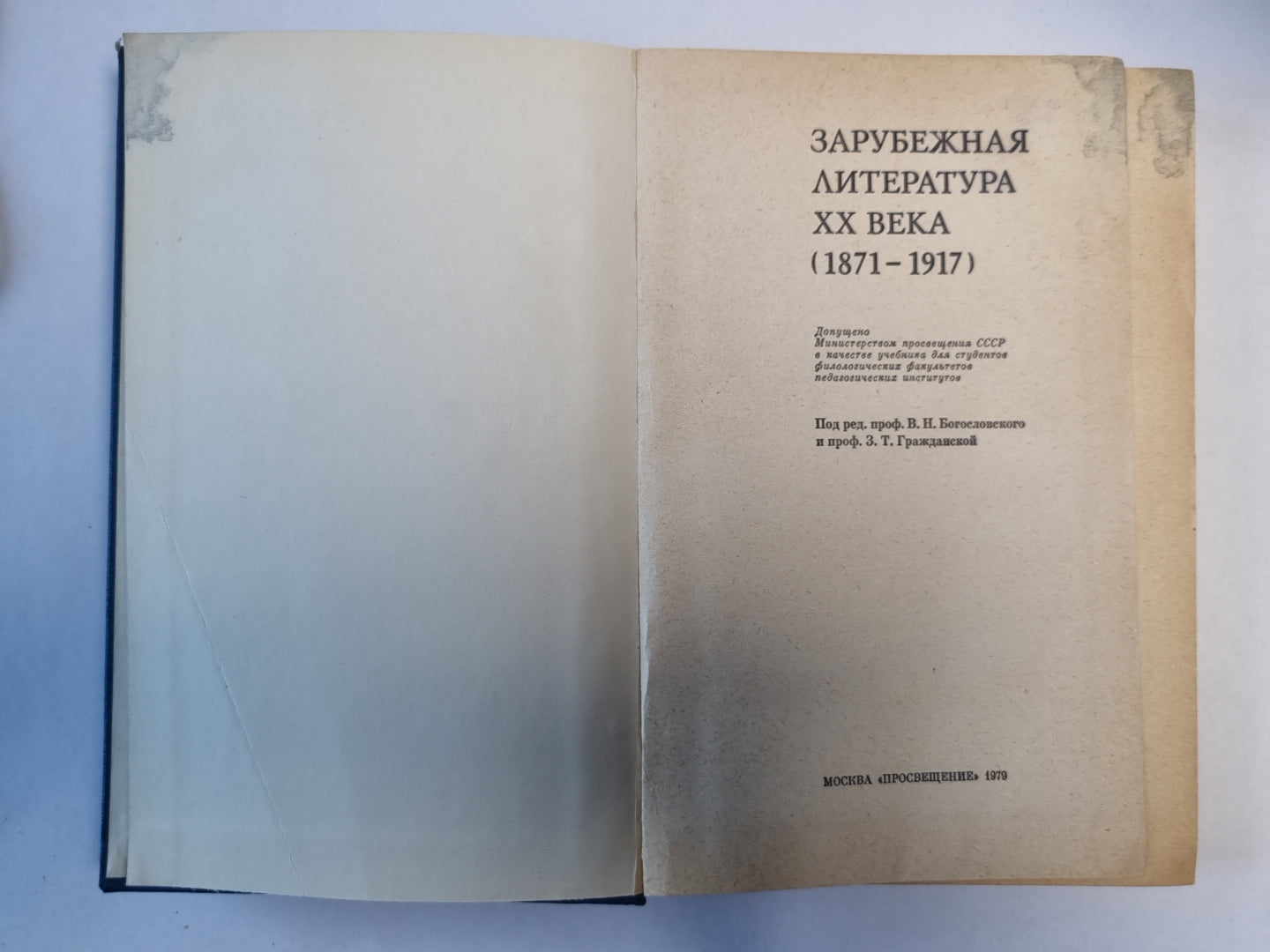 Зарубежная литература XX века (1871 - 1917)