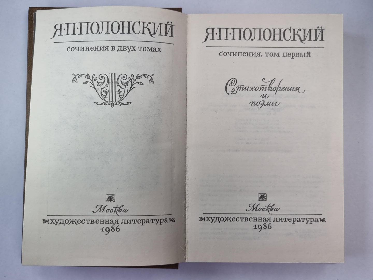 Стихотворения и поэмы. Я.П.Полонский. Сочинения. Том 1
