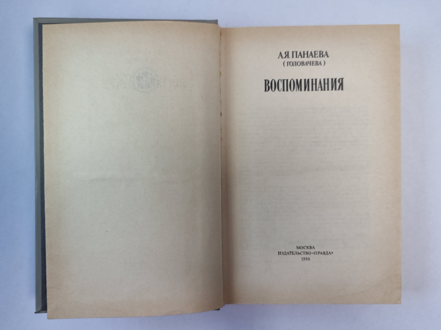 А.Я.Панаева. Воспоминания