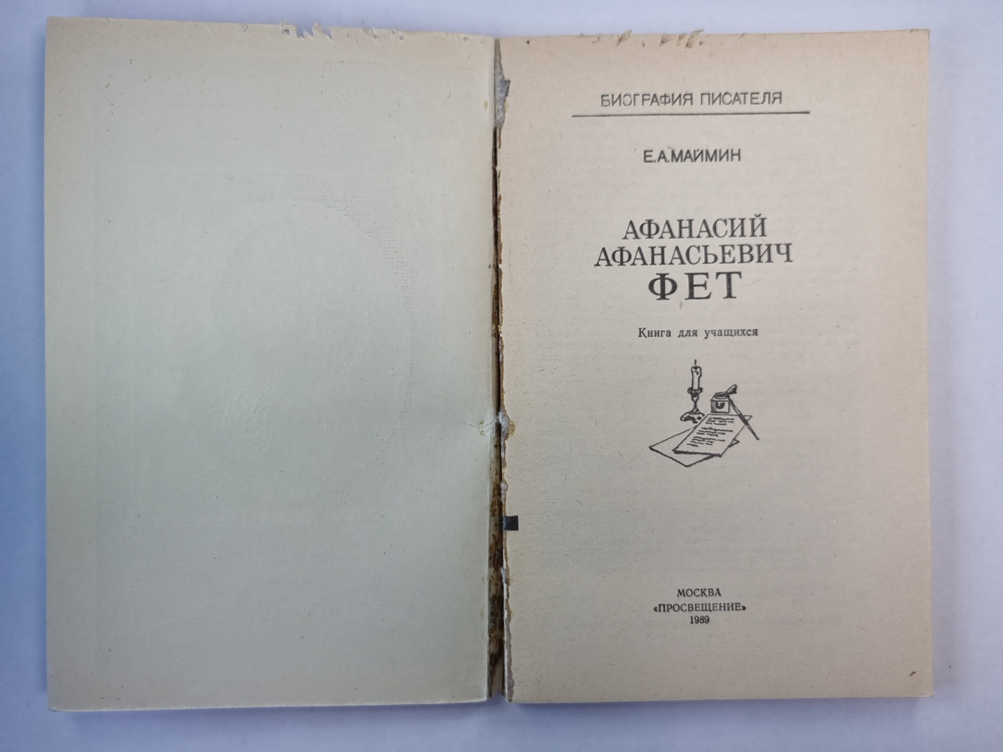 Афанасий Афанасьевич Фет. Книга для учащихся
