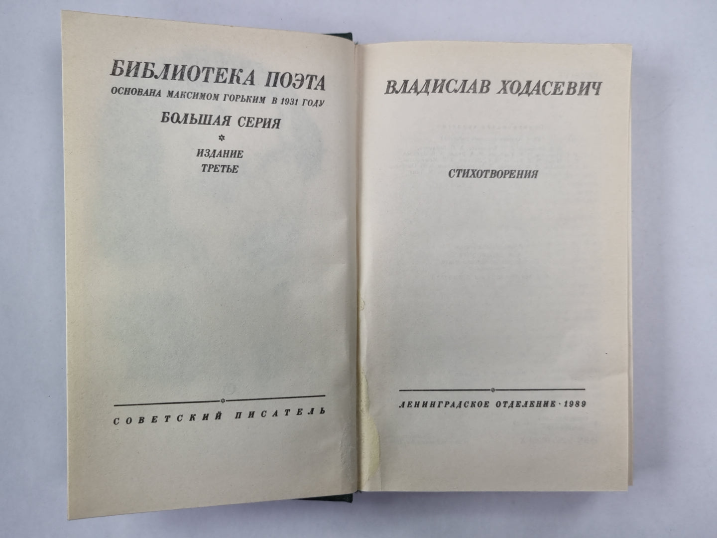 Стихотворения. Владислав Ходасевич