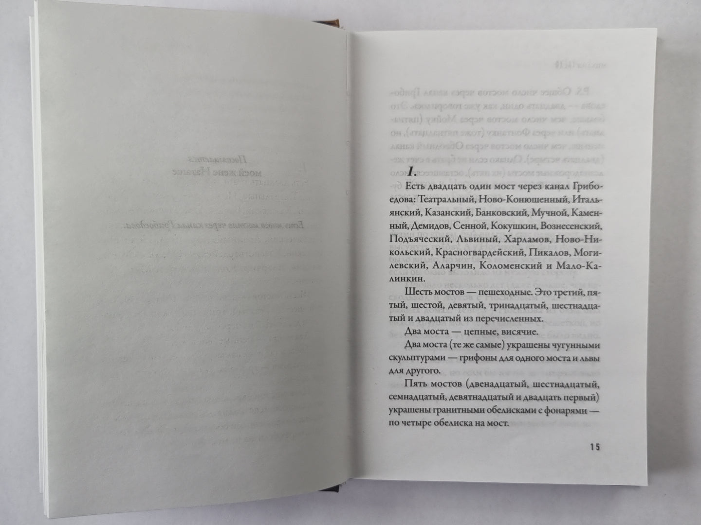 Мост через canal Грибоедова