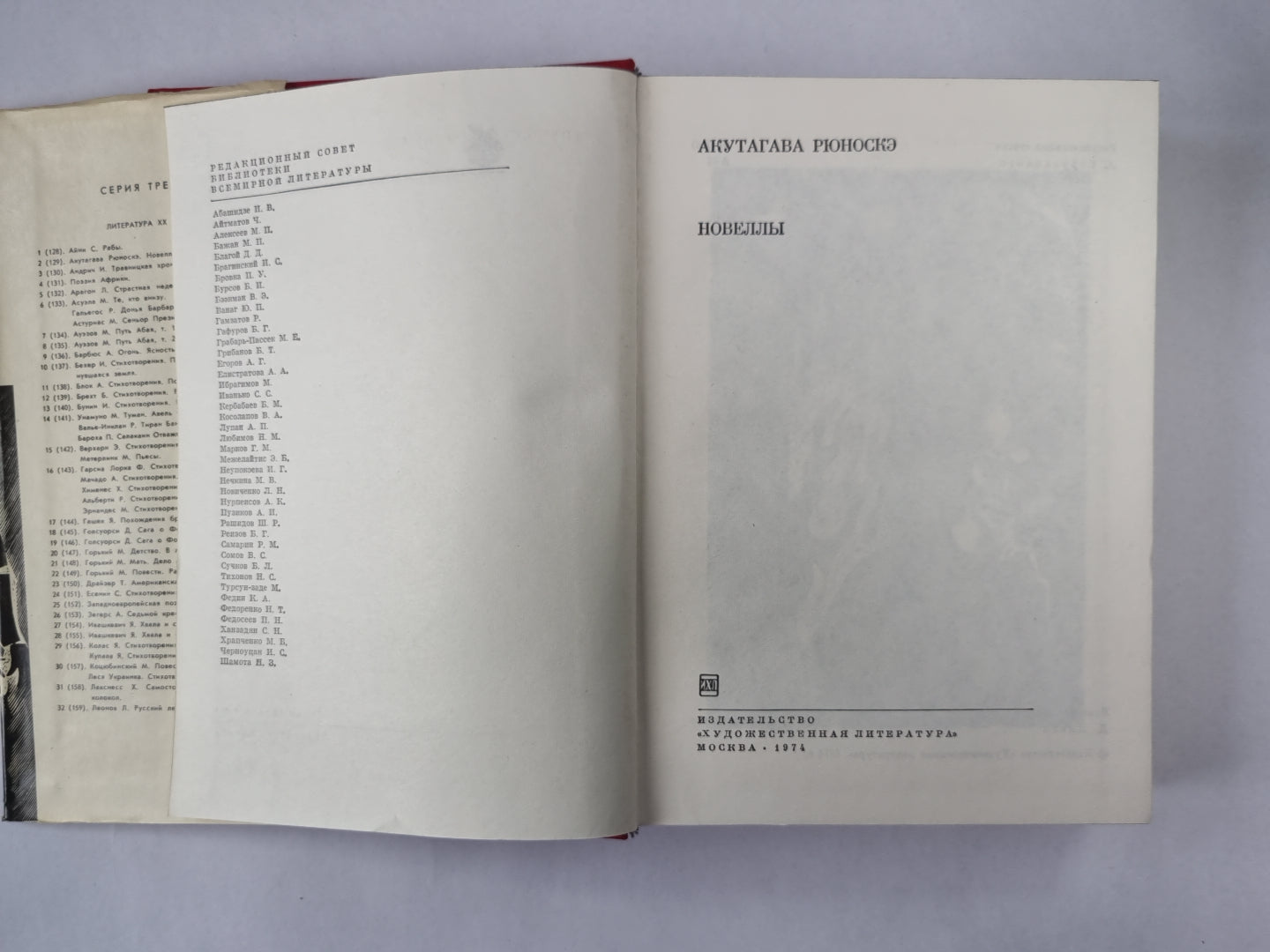 Romans d'Akutagava Ruноскэ