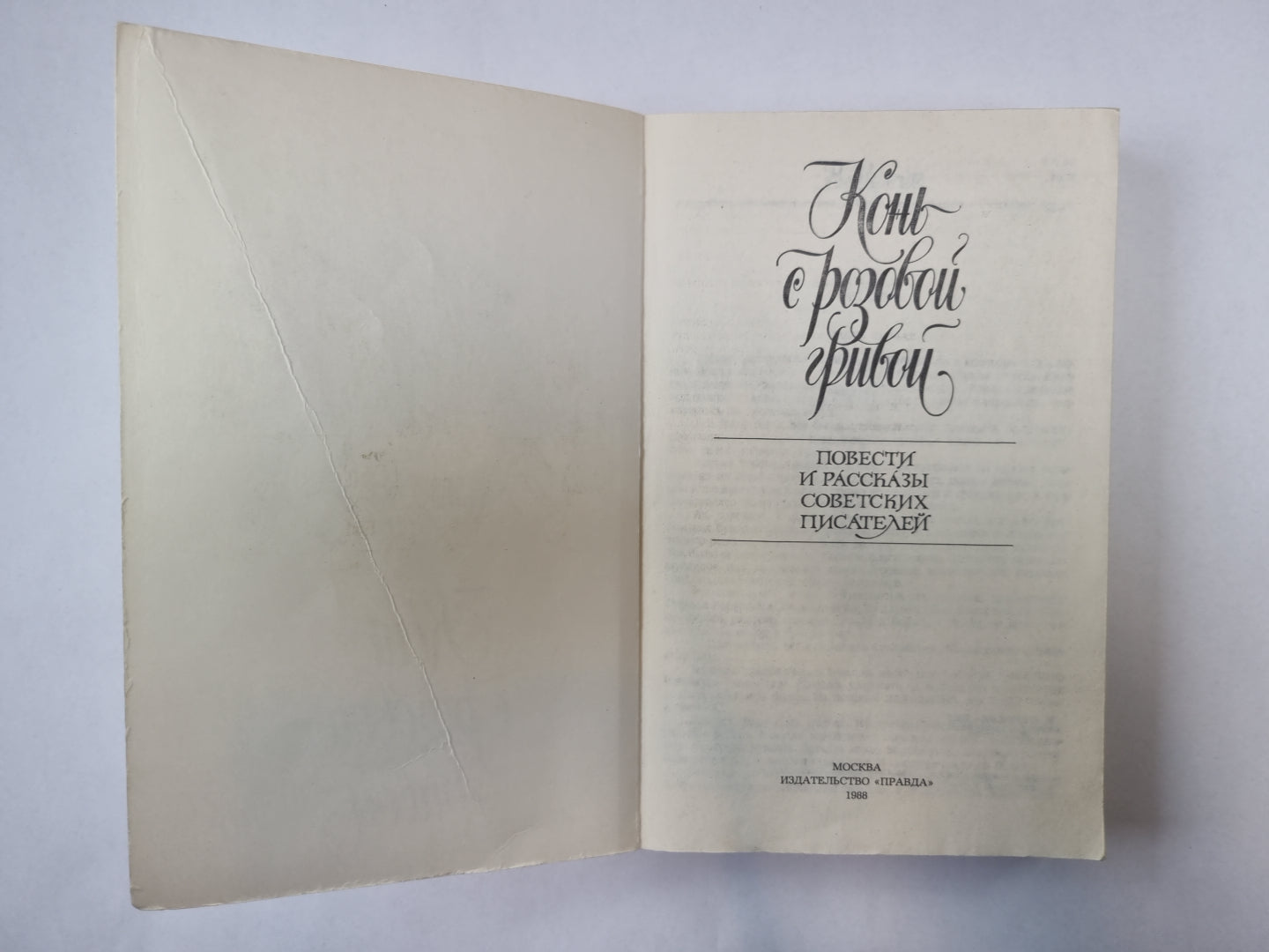 Конь с розовой гривой