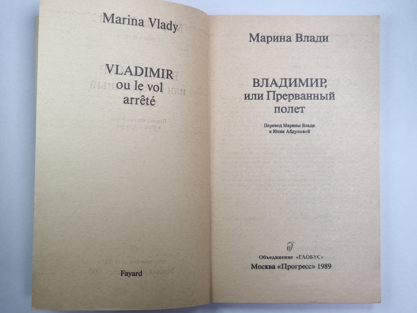 Владимир, или Прерванный полёт