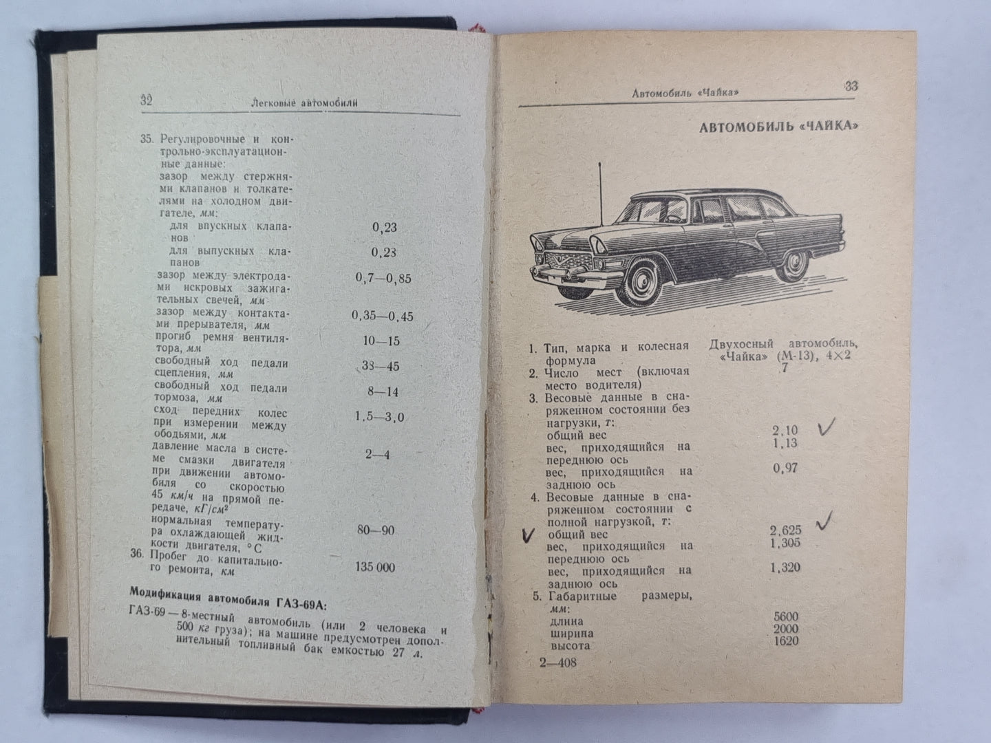 Краткий справочник по отечественным автомобилям и прицепам