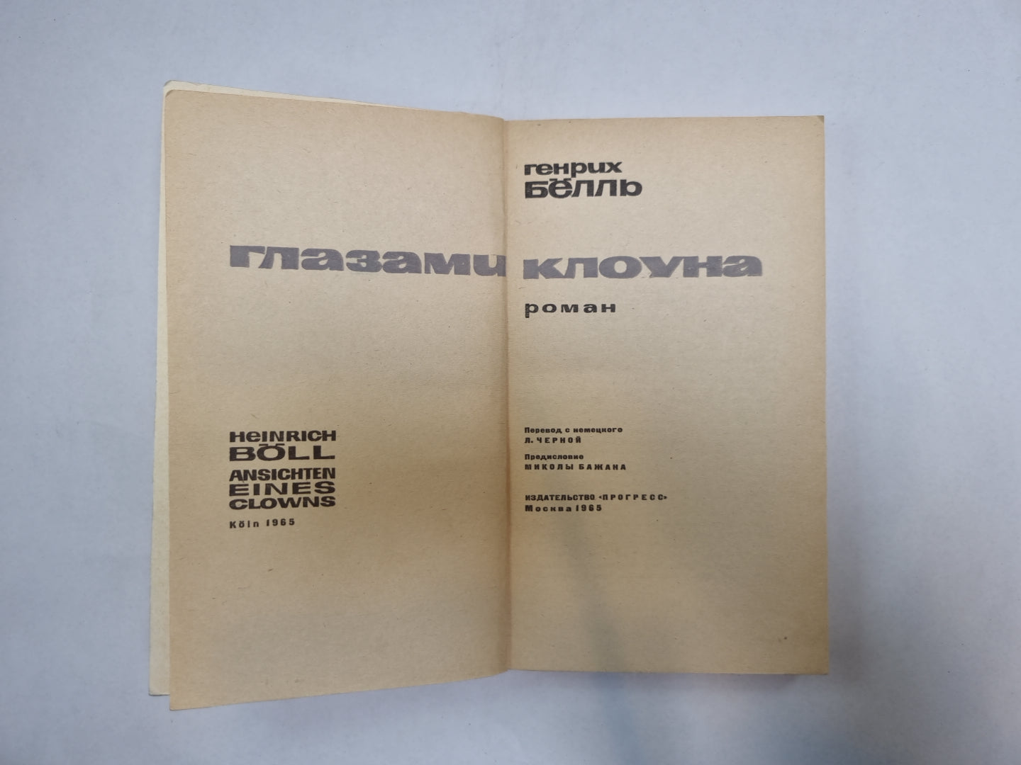 Глазами клоуна