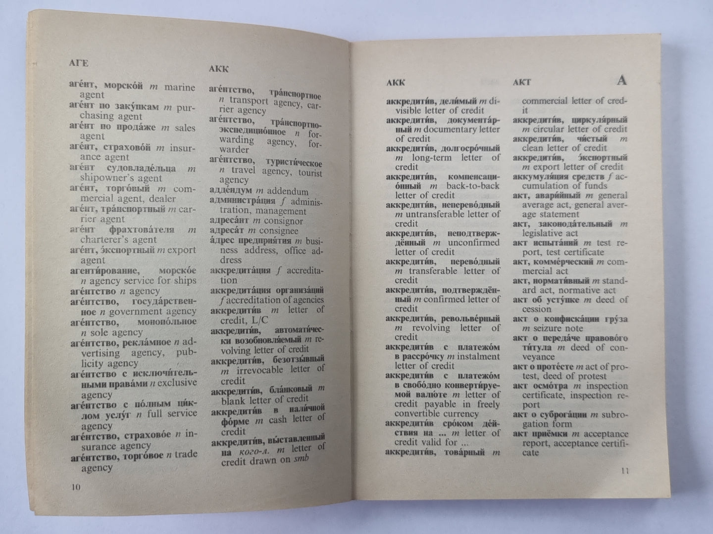 Краткий русско-ANGLIйский комммерческий словарь