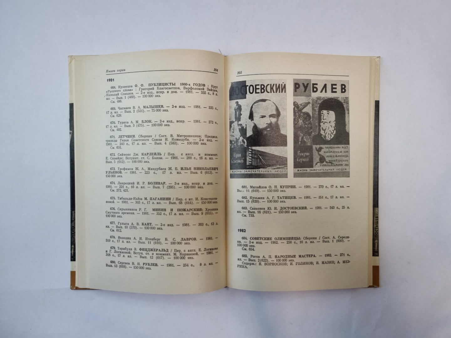 Каталог. 1933-1985 (Серия: "Жизнь замечательных людей")