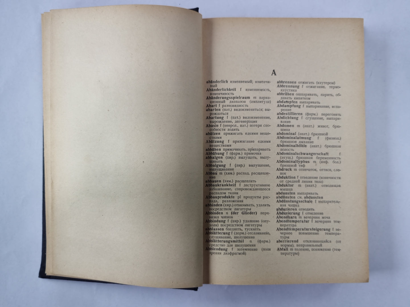 Немецко-русский медицинский словарь