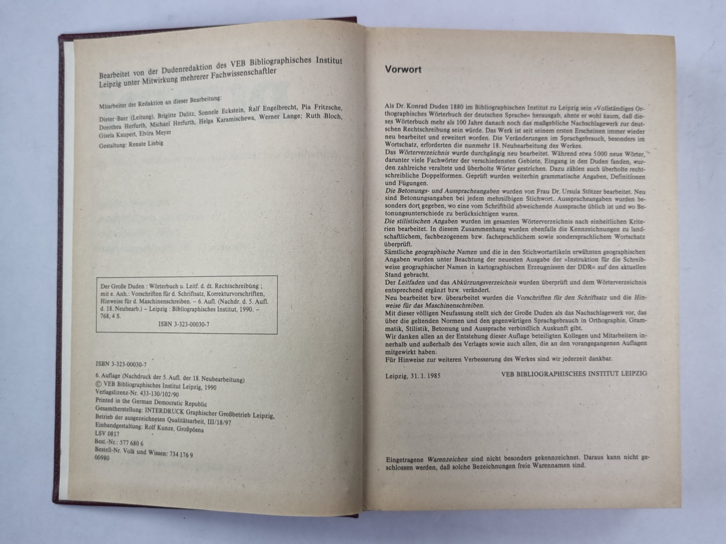 Der Große DUDEN Rechtschreibung