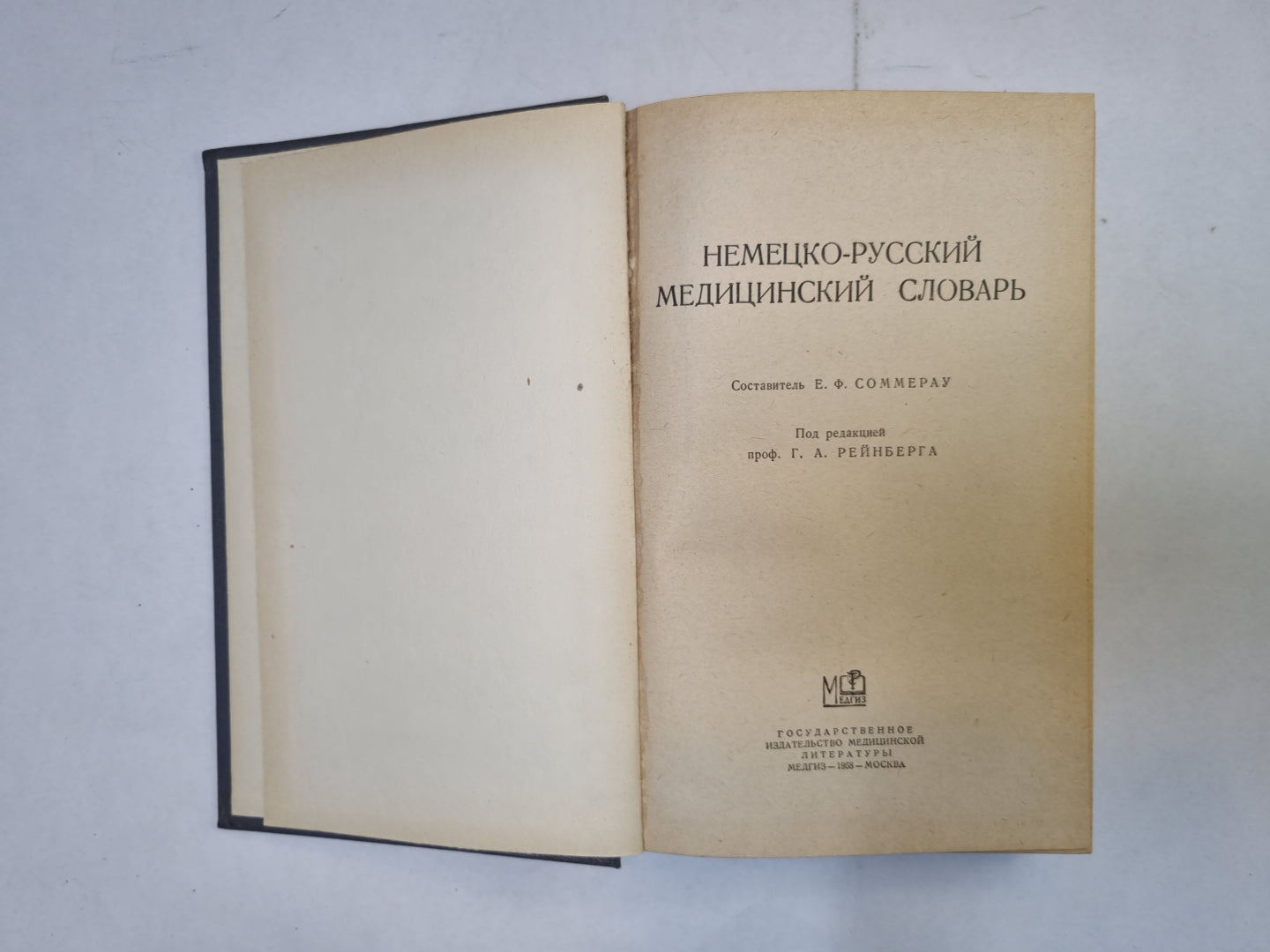 Немецко-русский медицинский словарь