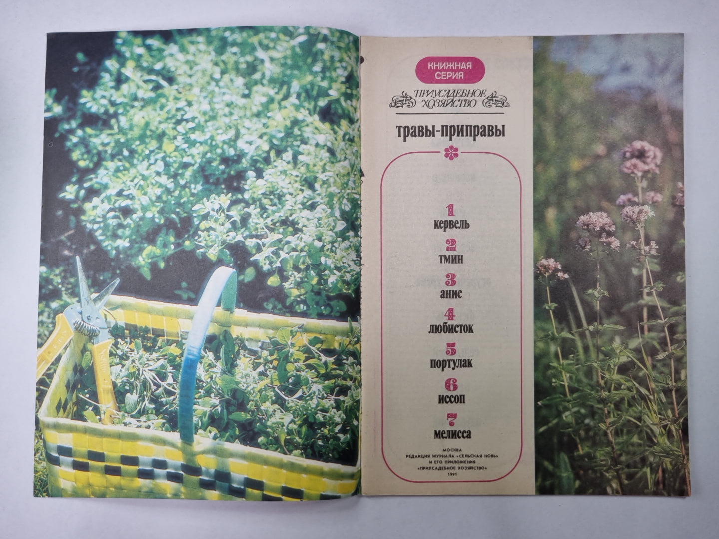 Травы-приправы. Сер. Приусадебное хозяйство