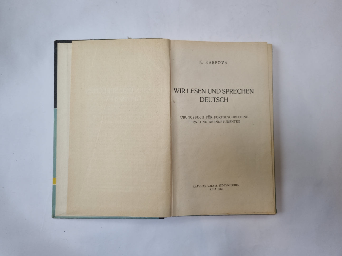 Wir lesen und sprechen deutsch