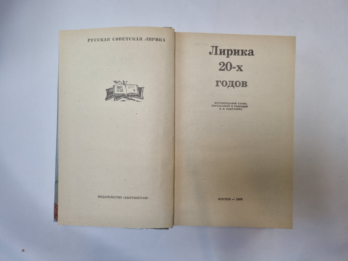 Лирика 20-х годов