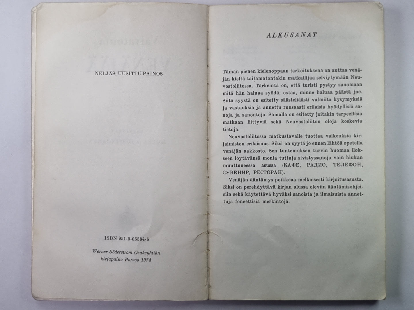 Vaivatonta Venäjää matkailijoille