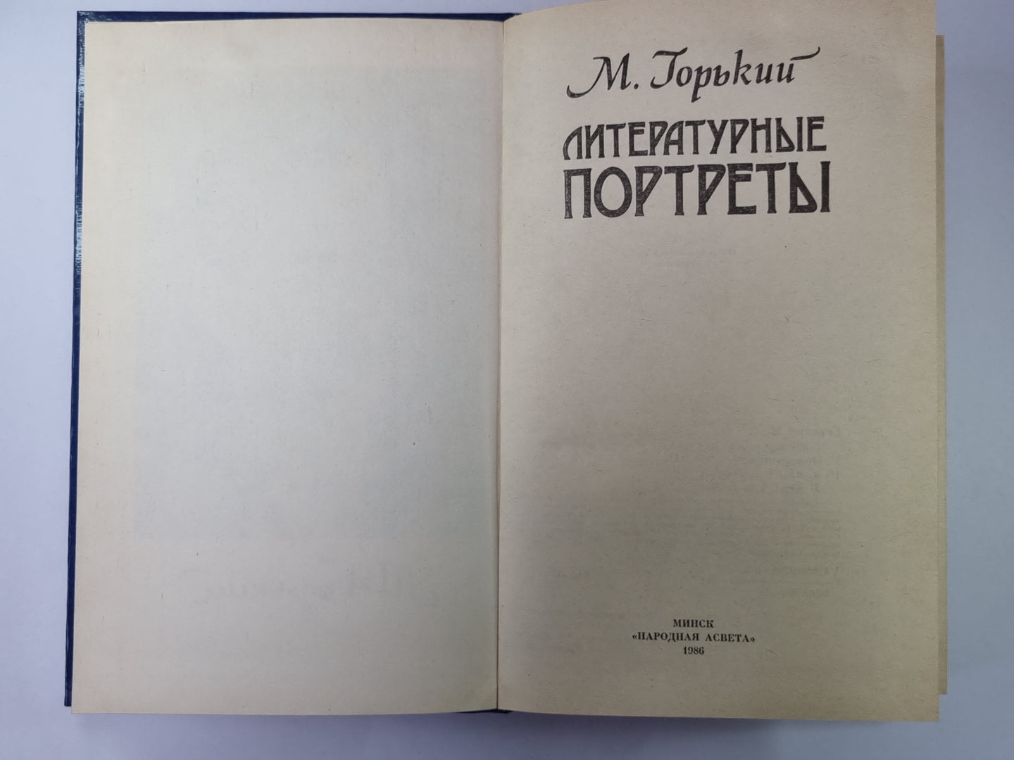 Литературные портреты