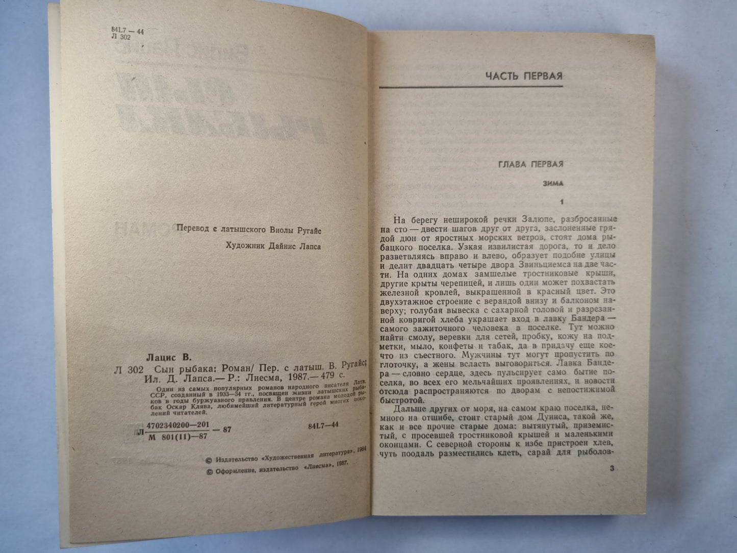 Сын рыбака. Роман