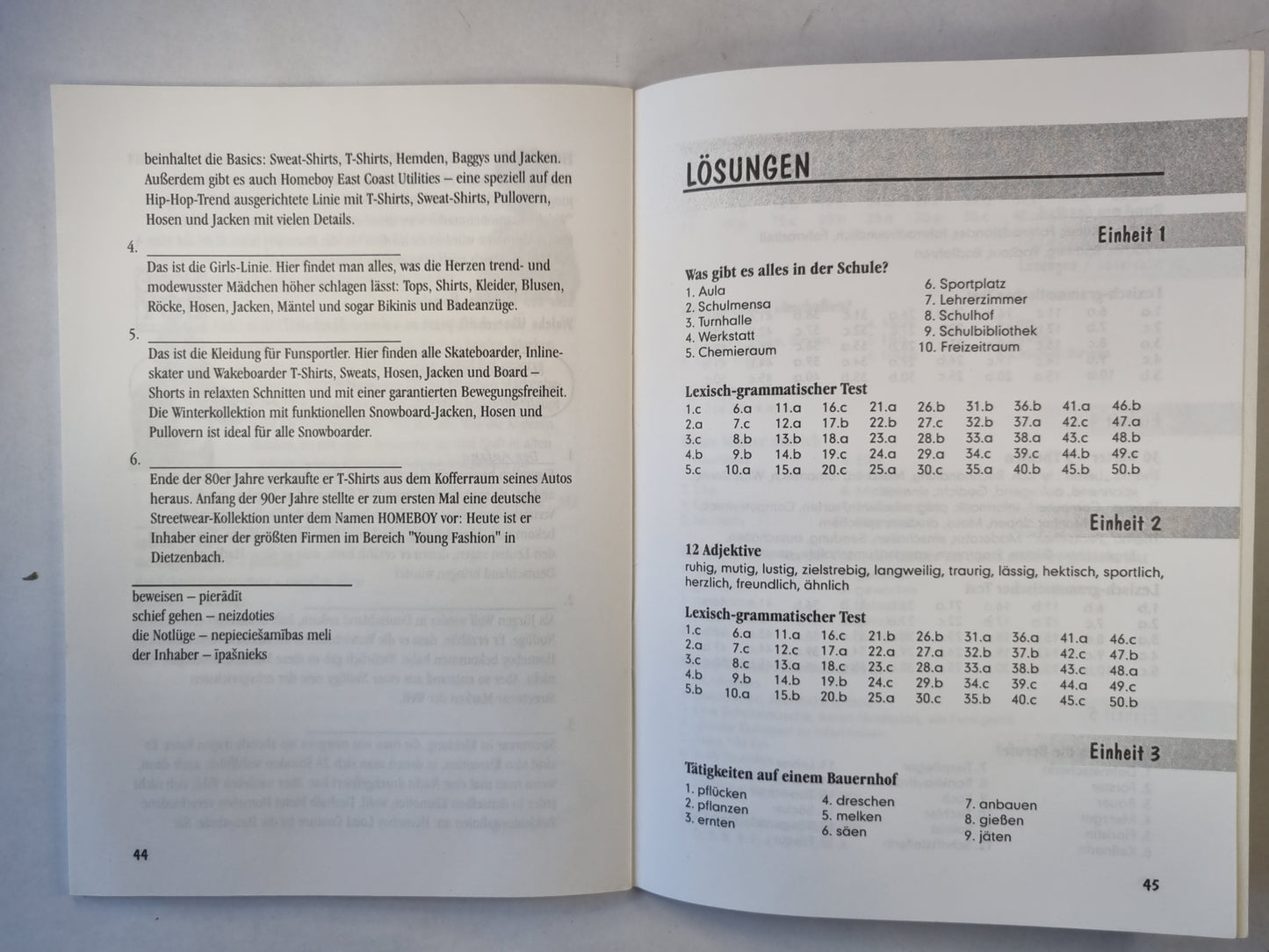 Deutsch - Meine Wahl 3. Testheft (GER)